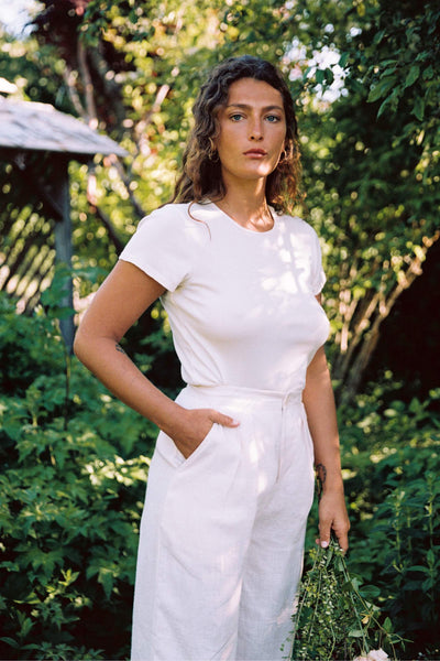 The Asa Pant | Pearl Linen