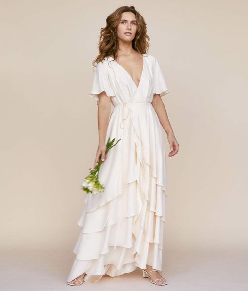 The Athena Dress | Pearl Silk