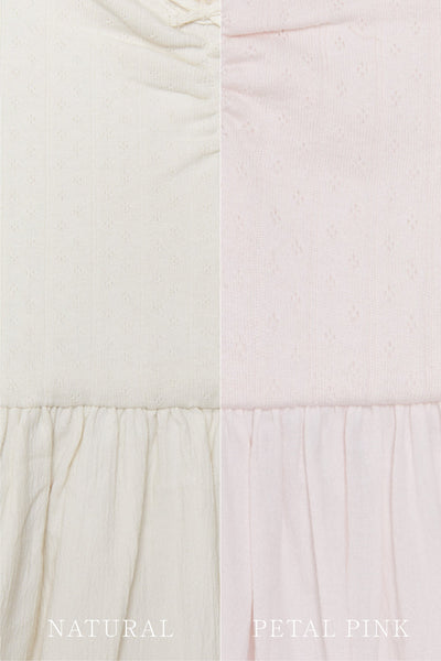 The Bernice Dress | Natural Regenerative Pointelle