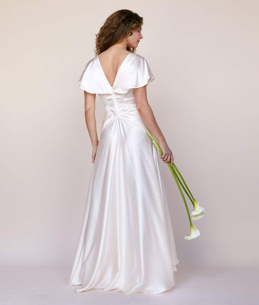 The Britta Dress | Pearl Silk
