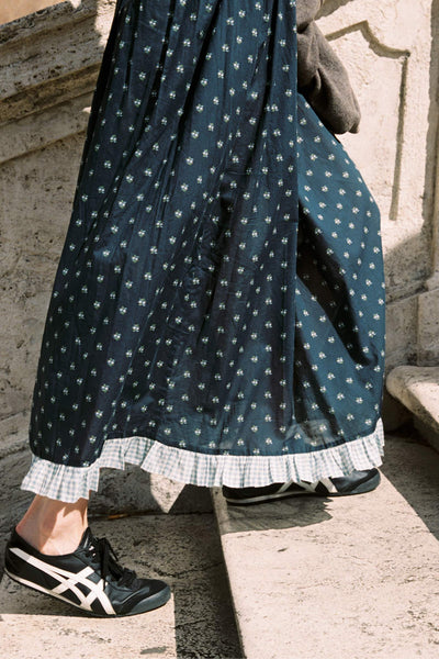 The Coralia Dress | Blueberry Dot