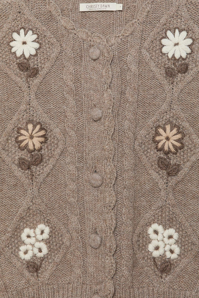 The Clover Cardigan | Hazelnut