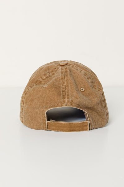 The Christy Cap | Washed Camel
