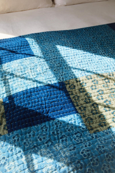 The Vaishali Quilt | Indigo Blues