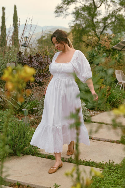 The Ricarda Dress | Alabaster