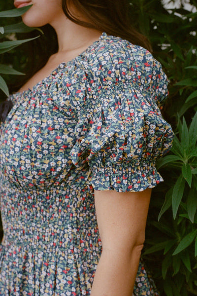 The Coralia Dress |  Midnight Mushroom Medley