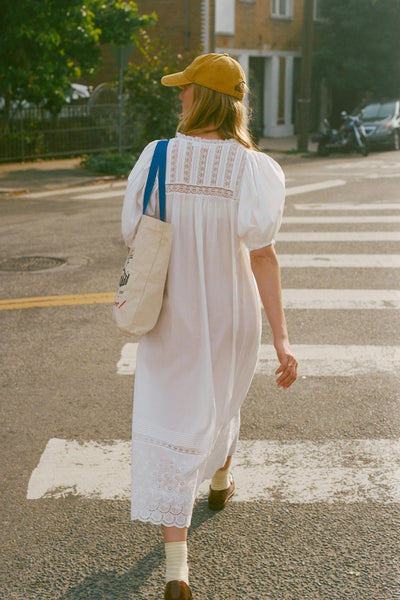 The Simoneta Dress | Alabaster