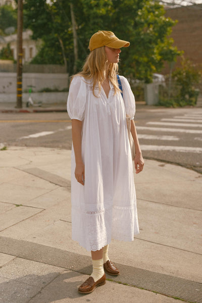 The Simoneta Dress | Alabaster
