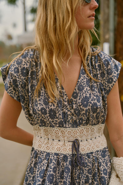 The Trisha Dress | Aster Fields Navy