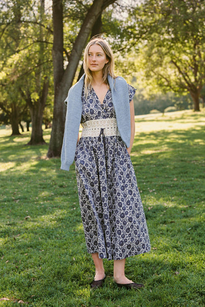 The Trisha Dress | Aster Fields Navy