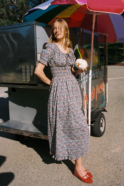The Coralia Dress |  Midnight Mushroom Medley