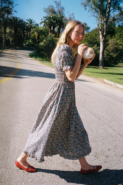 The Coralia Dress |  Midnight Mushroom Medley