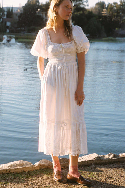 The Ricarda Dress | Alabaster