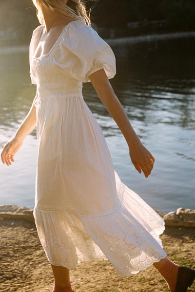 The Ricarda Dress | Alabaster
