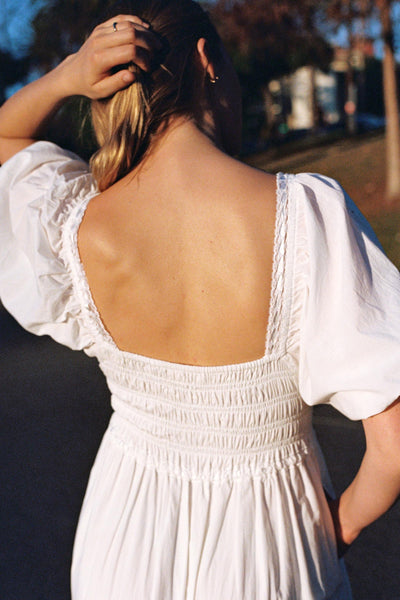 The Ricarda Dress | Alabaster