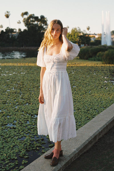 The Ricarda Dress Petites | Alabaster