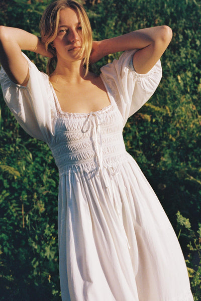 The Ricarda Dress | Alabaster