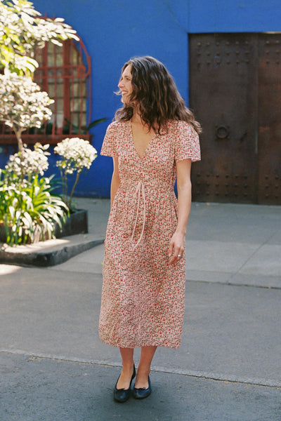 The Dawn Dress Petites | Spring Mushroom Medley