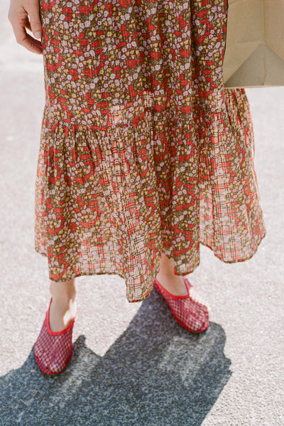 The Brynne Dress | Carmine Flanders Poppy