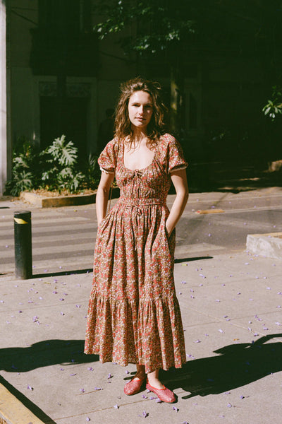The Brynne Dress Petites | Carmine Flanders Poppy