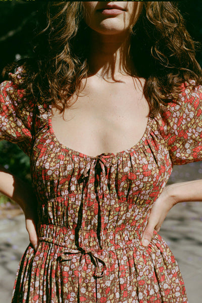 The Brynne Dress Petites | Carmine Flanders Poppy