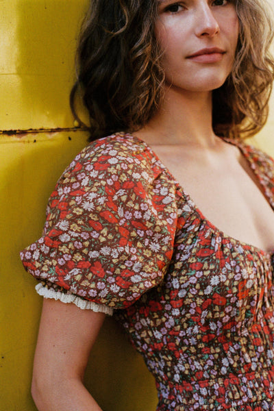 The Brynne Dress | Carmine Flanders Poppy
