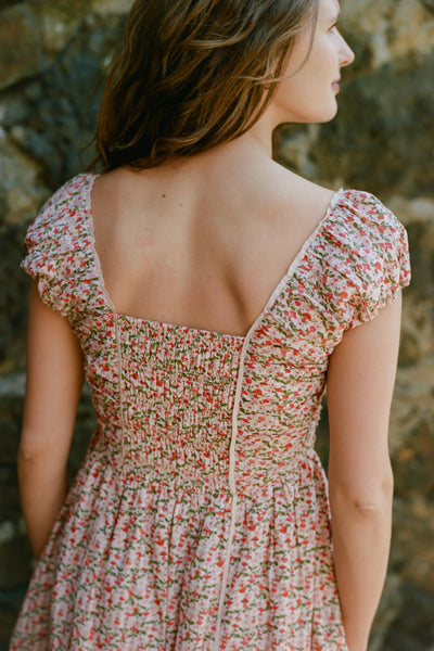 The Erin Dress Petites | Spring Mushroom Medley