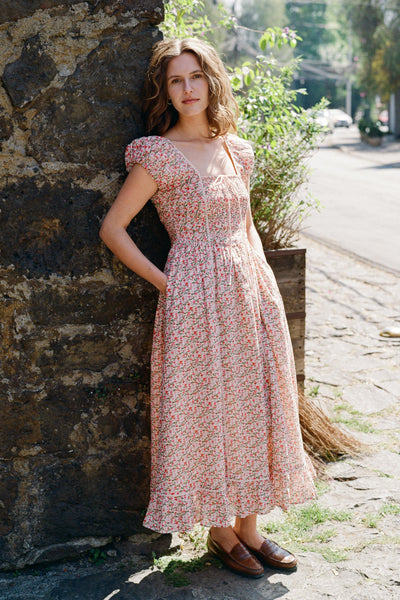 The Erin Dress Petites | Spring Mushroom Medley