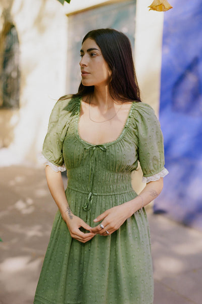 The Brynne Dress | Moss