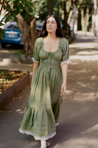 The Brynne Dress | Moss