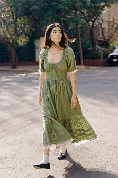 The Brynne Dress Petites | Moss