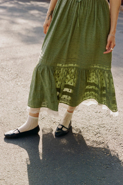 The Brynne Dress | Moss