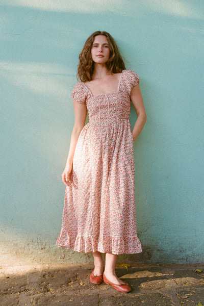 The Erin Dress Petites | Spring Mushroom Medley