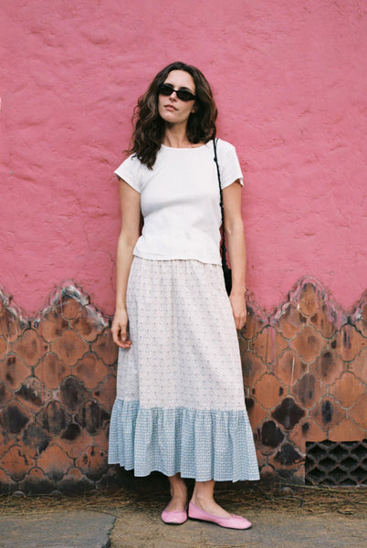The Mariana Skirt | Dotted Plaid