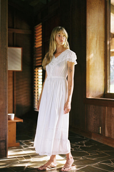 The Fatima Dress | Alabaster