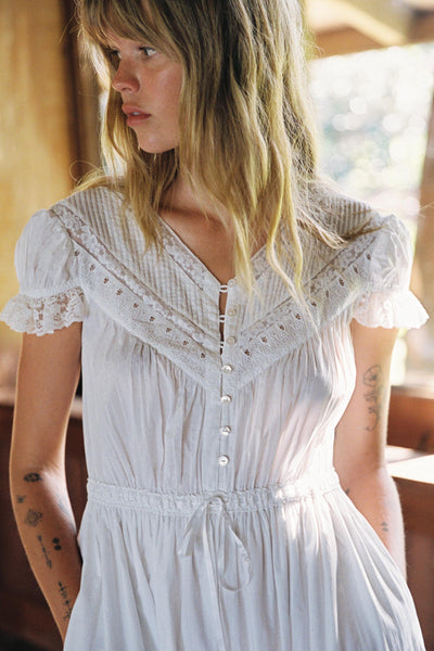 The Fatima Dress Petites | Alabaster
