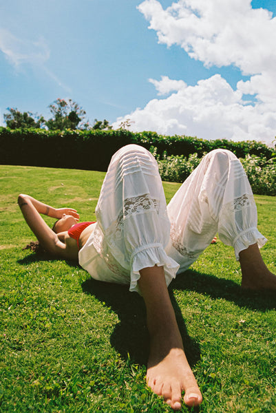 The Emanuelle Pant | Alabaster