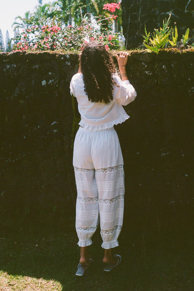 The Emanuelle Pant | Alabaster