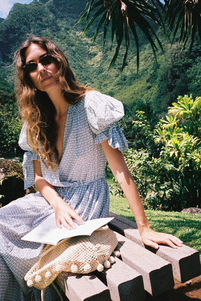 The Giselle Dress Petites | Blue Marguerite