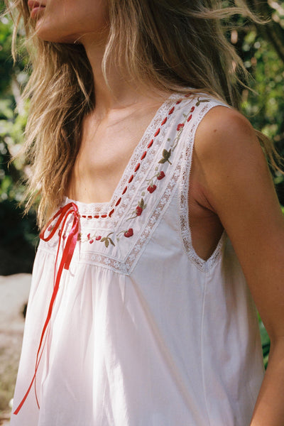 The Eleadora Dress | Strawberry Pearl
