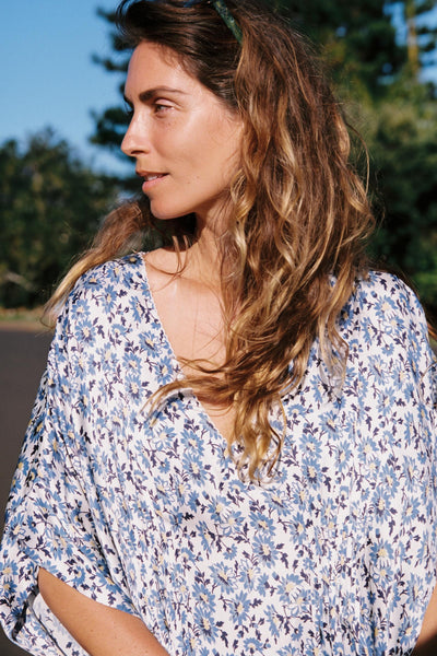 The Aika Dress | Sunflower Azure