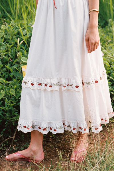The Emma Dress Petites | Strawberry Pearl
