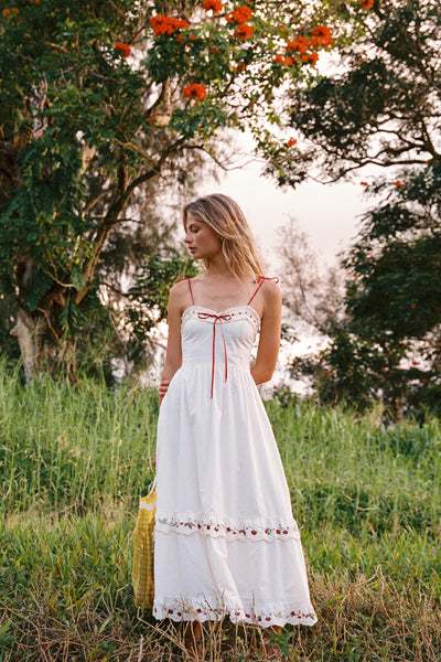 The Emma Dress Petites | Strawberry Pearl