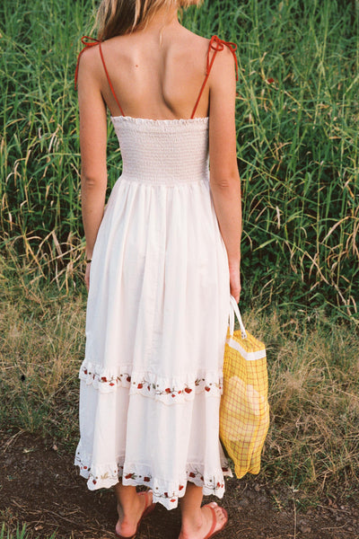 The Emma Dress Petites | Strawberry Pearl