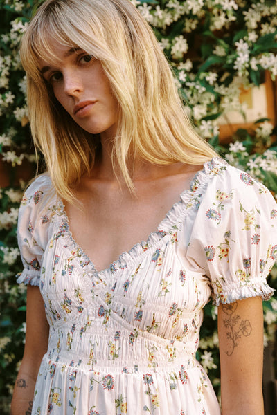 The Matilde Dress | Alabaster Daisy
