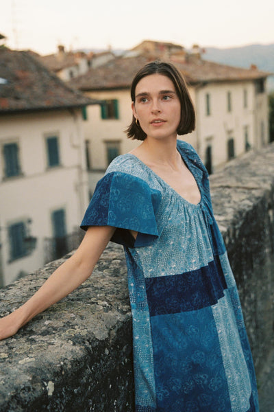 The Ambre Dress | Indigo Blues
