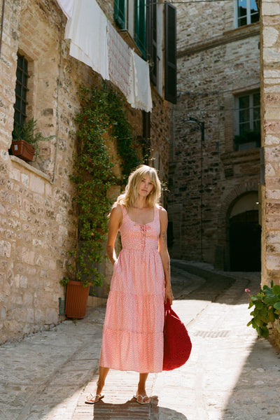 The Adele Dress Petites | Raspberry Vine