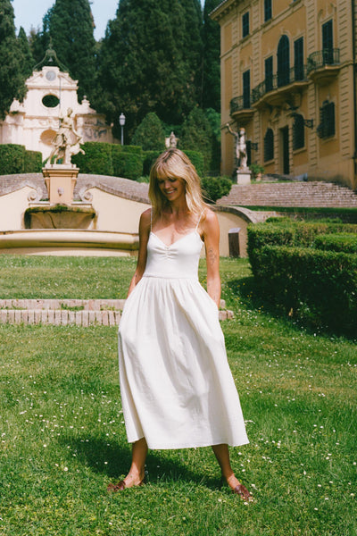 The Bernice Dress | Natural Regenerative Pointelle