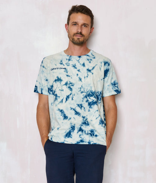 The Regenerative Tee | Indigo Tie Dyed