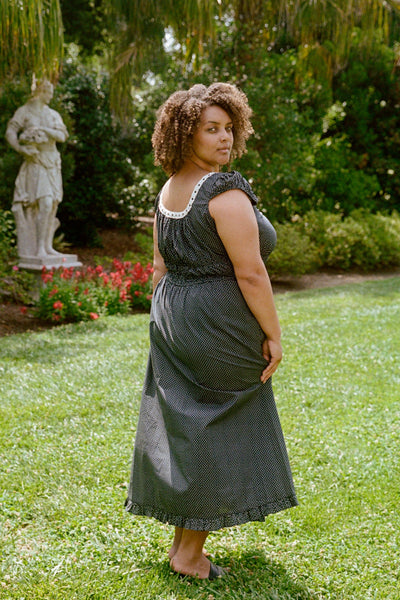 The Kelly Dress Extended | Noir Dot